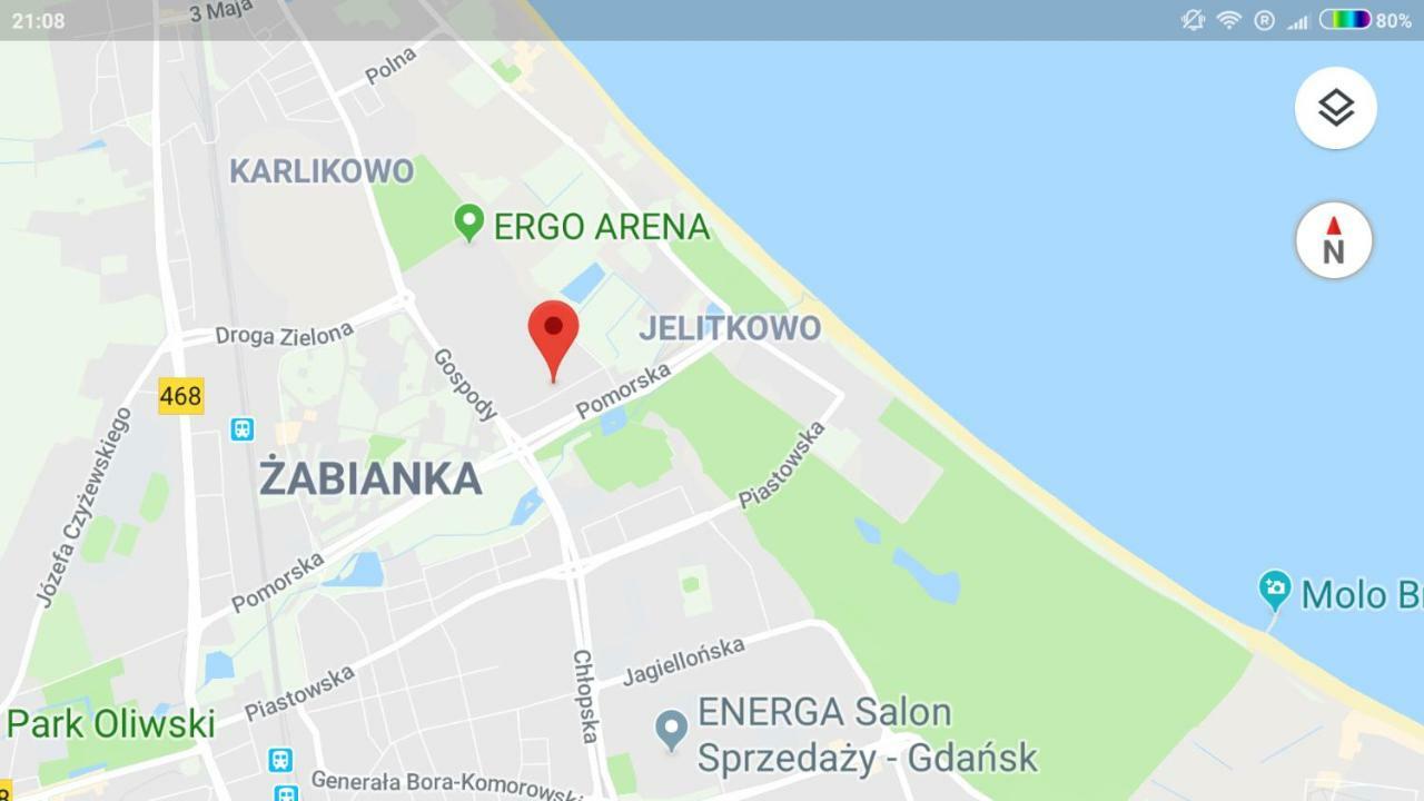 Mieszkanie Jelitkowo Gdansk Dış mekan fotoğraf